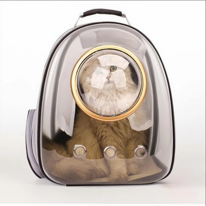Pet Supplies Oxford Backpack Suitable for Small and Medium-sized Dogs and Cats, Luxurious Classic Breathable Zipper